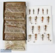 Interesting collection of artificial baits, comprising: 1x box of W Haynes & Sons, Cork 
