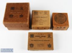 4x Hardy card boxes: one for 3 1/4