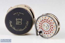 Hardy Bros LRTH lightweight alloy fly reel, 3 3/16