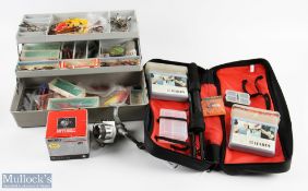 An interesting lot for the travelling fisherman, made up of: 1x Spidercast Travel Pack with Mitchell