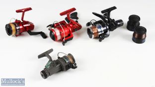 Shakespeare Targa fixed spool reel plus 2 spare spools, good bail, light use, runs very well, in