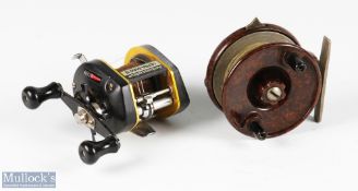 Abu Sweden Ambassadeur Ultra Mag II multiplier, No 830800, shows signs of wear, runs very