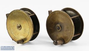 2x Irish Brass plate wind reels - M Rogan & Sons, Ballyshannon 4