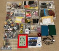 High Quality and comprehensive fly tying kit, comprising Wolf Indiana Atlas rotary vice, full set of