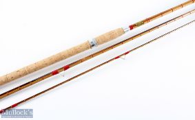A fine restored Priory Rods Bournemouth split cane float/trotting rod 23