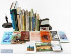 Fishing Books: a mixed selection with noted books - All Along The Riverbank 1993, Coarse, Sea, Fly