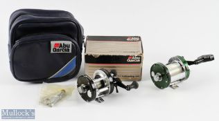 ABU Garcia Ambassadeur 6500 C3 CT Mag-Elite multiplier reel in green finish, foot stamped 070008,