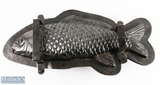 Seldom Seen c1900 German Piscatorial Chocolate Mould stamped Anton Reiche Dresdeneach