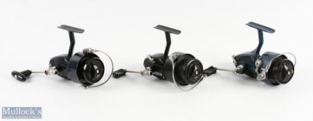 Mitchell France 411 High Speed fixed spool reel, RHW, on/off check, good bail; Mitchell France 444