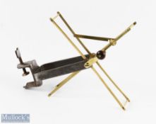 Another fine line dryer by C Farlow, 191 The Strand, London, heavy duty cast 'C' clamp, housing