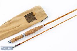 It Gets Better Hardy Alnwick CC de France palakona split cane fly rod H24279 7' 2pc alloy sliding