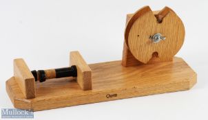 Wooden Orvis Fishing Line Winder, in light oak and good used condition