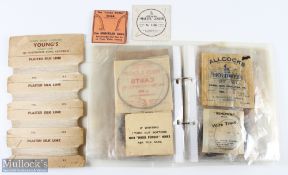 A plastic folder with over 35x traces by 0 Hardy, Hercules, Millwards, Sower Butts, Allcocks, and