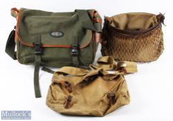 Flambeau canvas and leather shoulder bag - 16