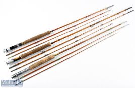 J S Sharpe Aberdeen split cane fly rod 9' 3pc (tip 7