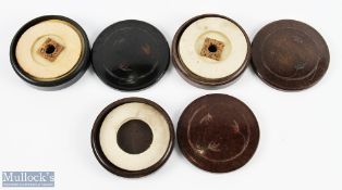 3x Various Hardy Bros 'Album' Neroda Cast cases diameter of all measures 4