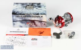 Abu Sweden Ambassadeur 7000i multiplier salmon fishing/trolling reel No 160218, side on/off check