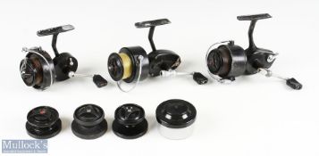 Mitchell France 300 fixed spool reel, strong bail, runs well, spare spool; Mitchell 304 fixed