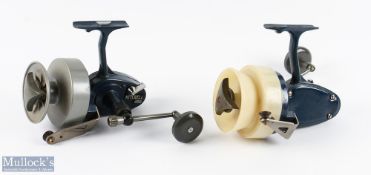 Mitchell 498 Sea Fishing fixed spool reel LHW, on/off check, manual pick-up, runs well; Mitchell 499