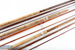 B James & Son in association with Bruce & Walker, hollow glass CTM12A float rod, 12' 3pc 26