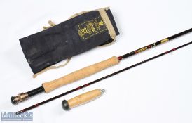 Hardy Alnwick Hardy Graphite De-Luxe fly rod (retailed by H Monk, Chester), 10' 2pc line 9/10#
