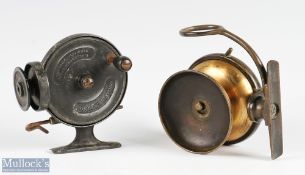 Mallochs Patent brass side casting reel, 3