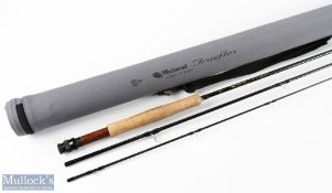 Wychwood Trueflex A 4053 carbon fly rod 9' 3pc line 6/7#, alloy uplocking reel seat with wood