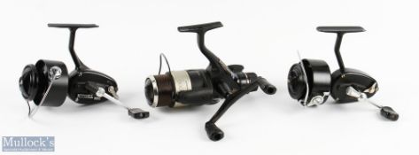 Shimano 4000 GTM Super Aero fixed spool reel, light use, runs very well; Mitchell 300C fixed spool