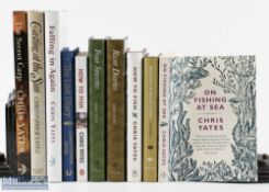 Christ Yates Fishing book selection (10) features How to fish, River Diaries, Four Seasons,