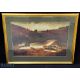 2x large Fishing Prints, a large picture of Salmon on riverbank, from an oil by H L Rolfe - Image 2 of 3