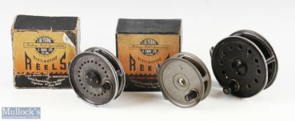 J W Young & Son Redditch Beaudex alloy fly reel, 3 3/8