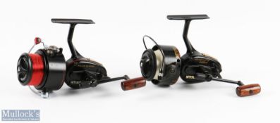 Mitchell France Anniversary Edition 300 Pro fixed spool reel, No 4277, LHW, strong bail, wooden '