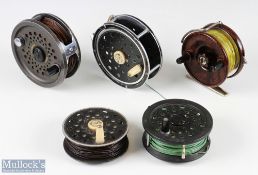 Pflueger Medalist No 1498 alloy fly reel with spare spool, 4