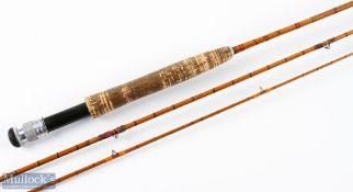 Martin James FGH Action 1 split cane fly rod 9' 3pc alloy uplocking reel seat, agate butt/tip