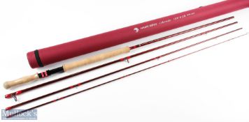 Hawkridge Colorado carbon Spey cast salmon fly rod, 13' 4pc line 7/8#, double alloy uplocking reel