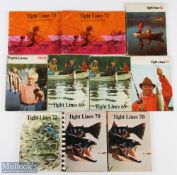 Collection of ABU Tight Lines Catalogues from 1965 to 1973, to include 1965, 67, 68, 69 x2, 70 x2,