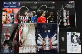 Collection of FAC match programmes 2006 FAC s/f West Ham Utd + team sheet + tickets, 2008 FAC s/f