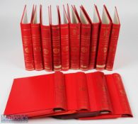 Collection of official Manchester United match programme holders, generally fair condition. (14)