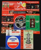 Big match programmes all including Liverpool FC to include 1965 FAC final, 1974 FAC s/f v