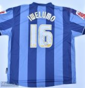 Charlton Athletic 2007/08 (Signed) Iwelumo No 16 away football shirt autographed to the reverse in
