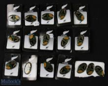 1994 NZ's S Africa Rugby Tour Lapel Badges (17): Large number of similar badges from that trek,