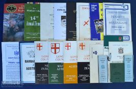 Rugby Miscellany (20): Whitbread Rugby World Book 1995 signed by Ieuan Evans & Ben Clarke; Argentina