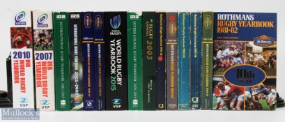 Rugby Books, Rothmans/IRB Yearbooks etc, 15 issues: Again, crucial references from 75-6, 77-8, 80-1,