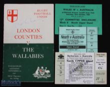 1947 on Australian UK Tours Programme & Tickets (4): Early magazine-style issue (with unidentified