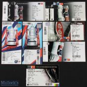 Tickets: 2007 (the new Wembley), 2008 (full ticket), 2009, 2010, 2011, 2012, 2013; good. (7)