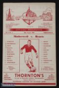 1950/51 Hearts v Motherwell Scottish League Cup match 16 August 1950; good. (1)