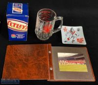 R League Glassware & Cup Final Photo Album (4): Glass Tankard inscribed in red for St Helen's v