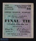 Ticket: 1950 FAC final match ticket; front good, slight mark to back. (1)