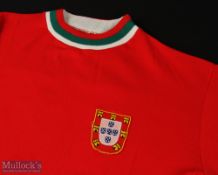 AMENDED DESCRIPTION 1974 Portugal international match shirt v England 20 November 1974 at Wembley