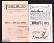 1946/47 Grimsby Town v Huddersfield Town Div. 1 match programme (9 November) plus return match at
